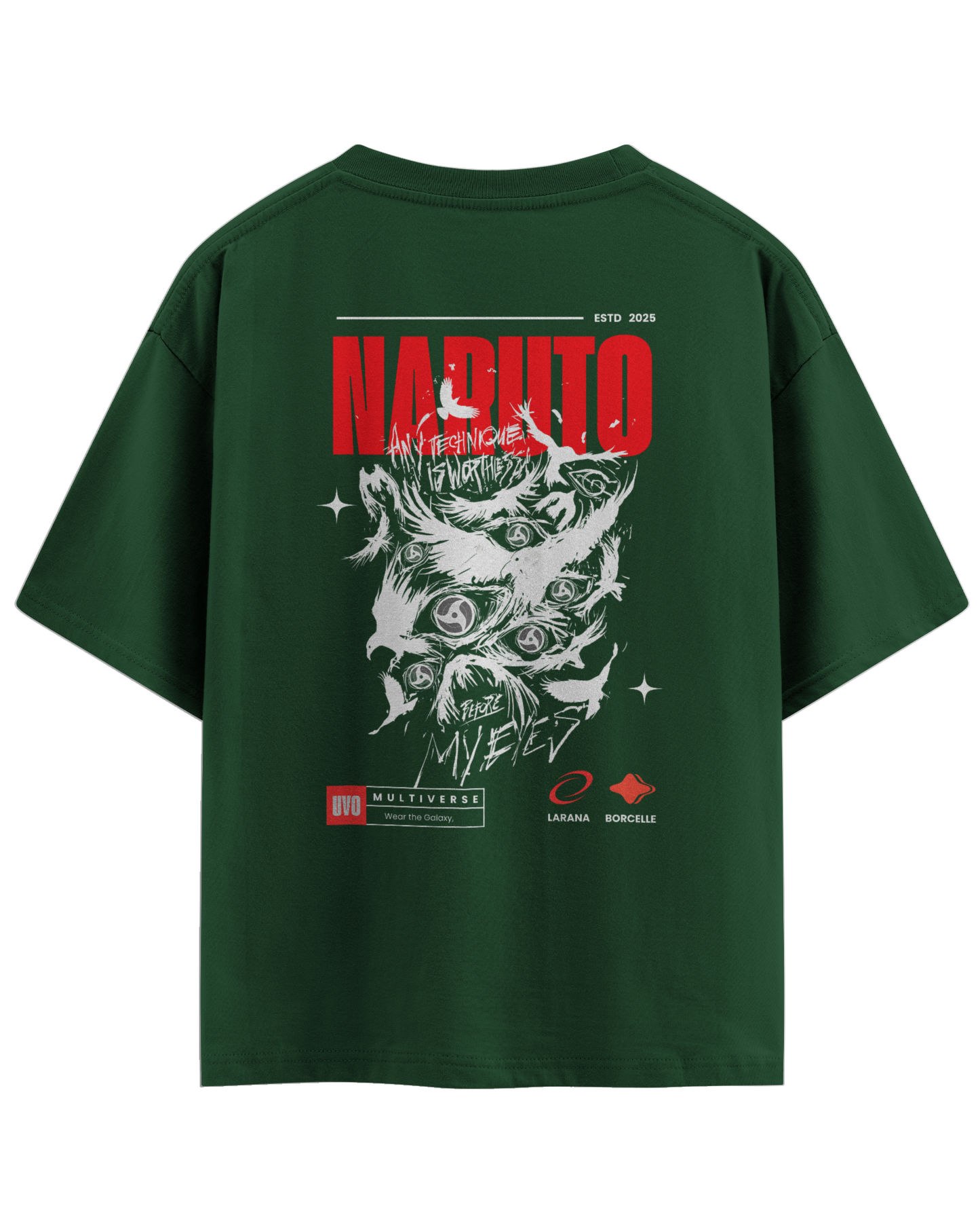 My Eyes Naruto Unisex Oversized Classic T-Shirt