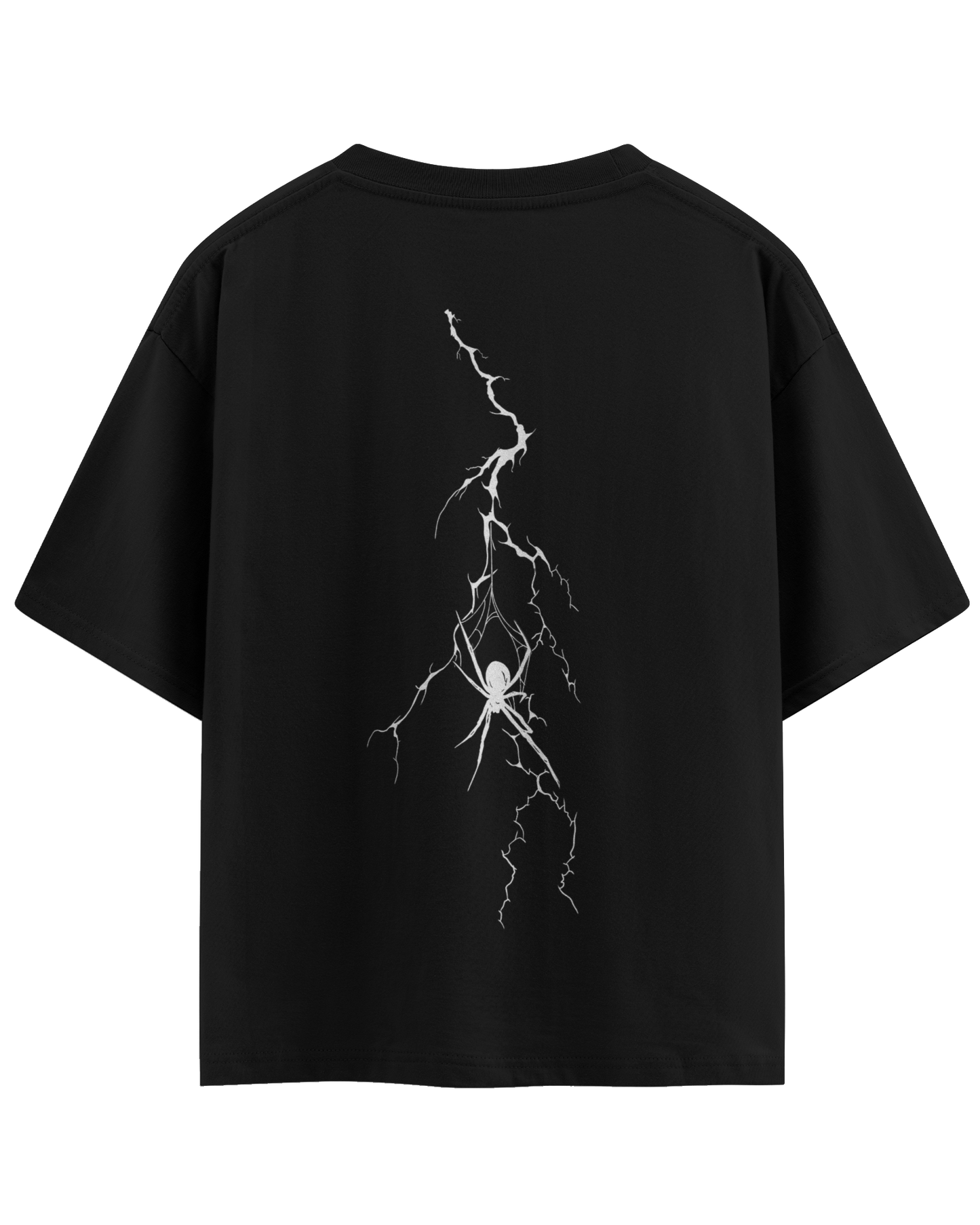 Lightning Spider Web Unisex Oversized Classic T-Shirt