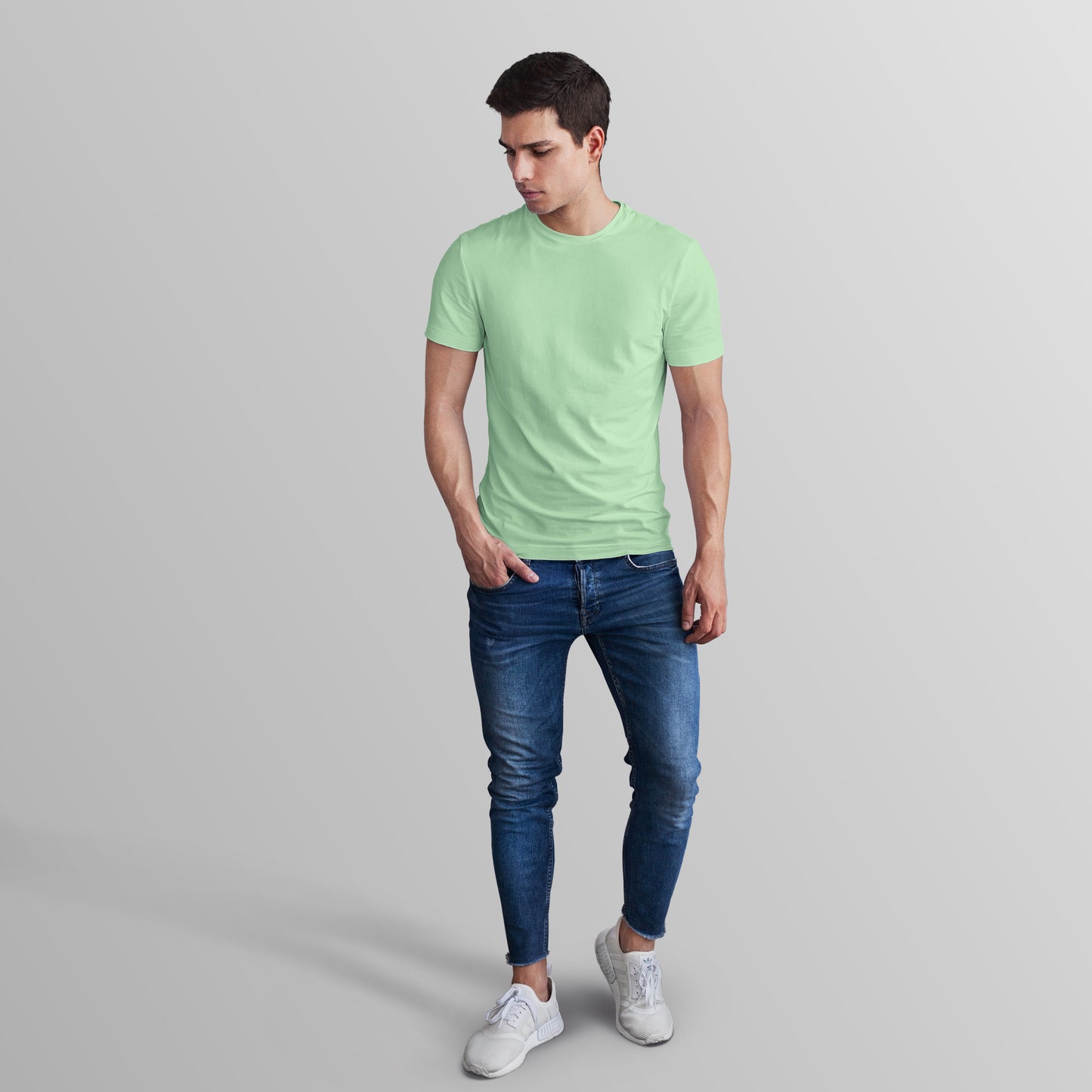Unisex 100% Cotton Basic T-Shirt –Jade