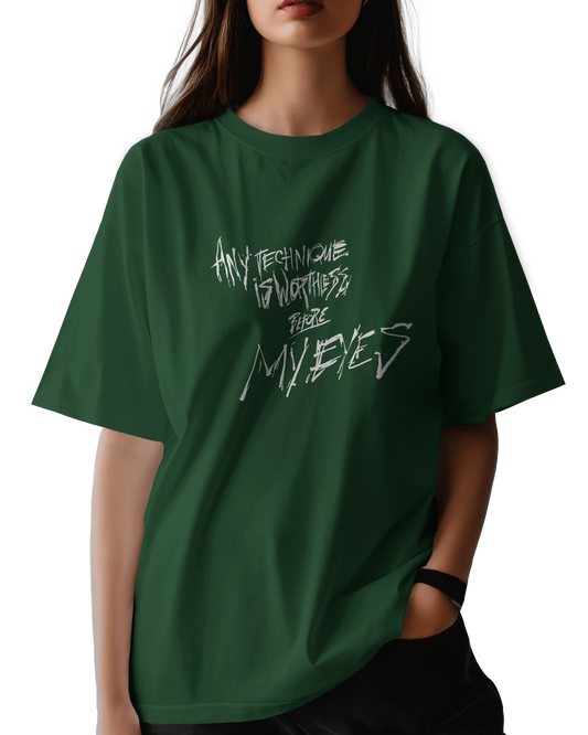 My Eyes Naruto Unisex Oversized Classic T-Shirt