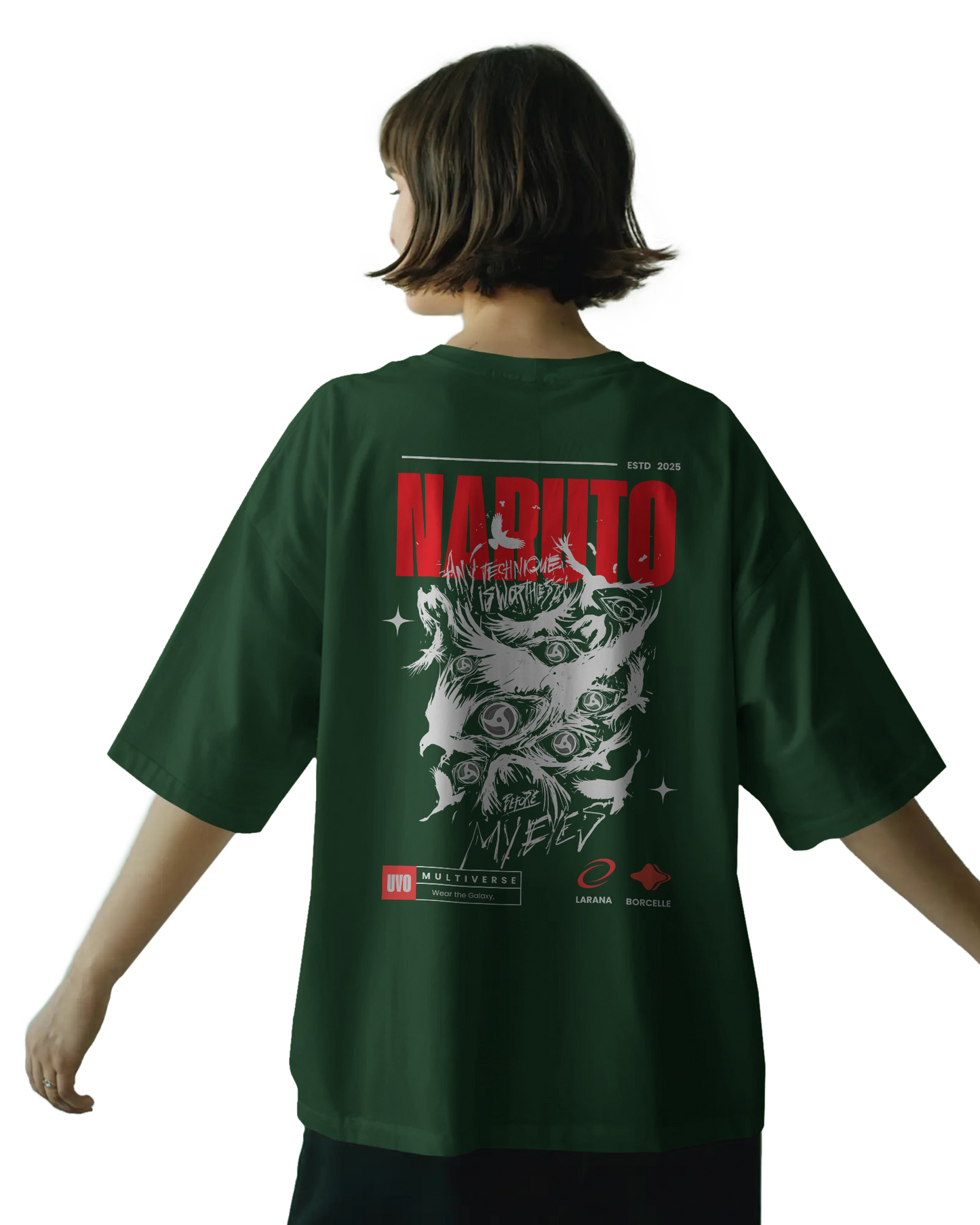 My Eyes Naruto Unisex Oversized Classic T-Shirt