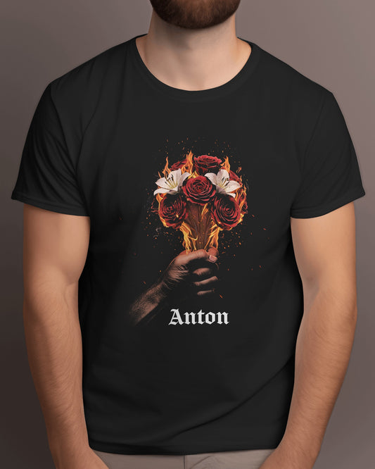 Gothic Rose Flame – Classic Unisex T-Shirt