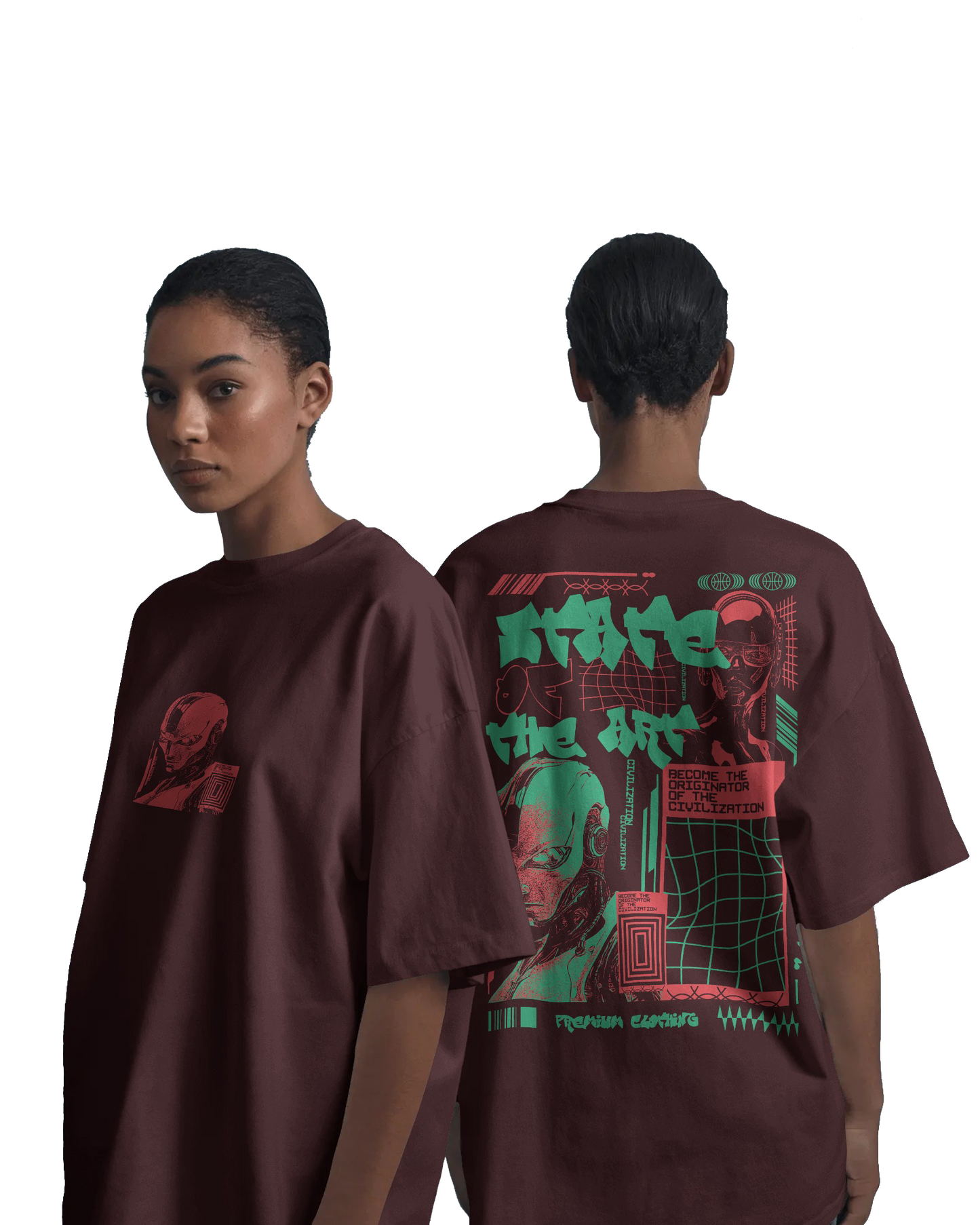 Post human protocol – Unisex Oversize Tee