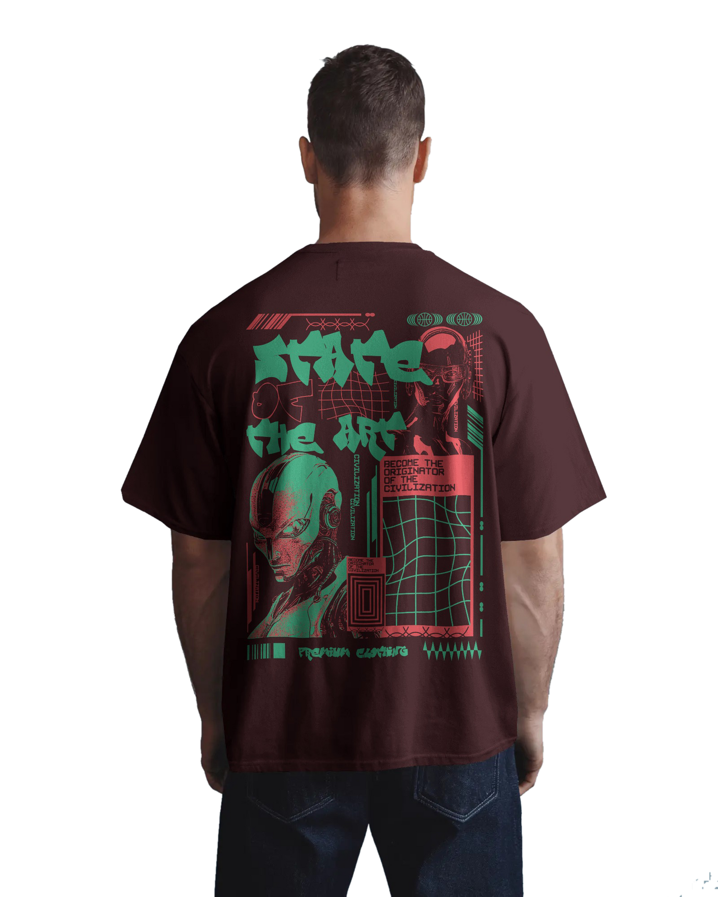 Post human protocol – Unisex Oversize Tee