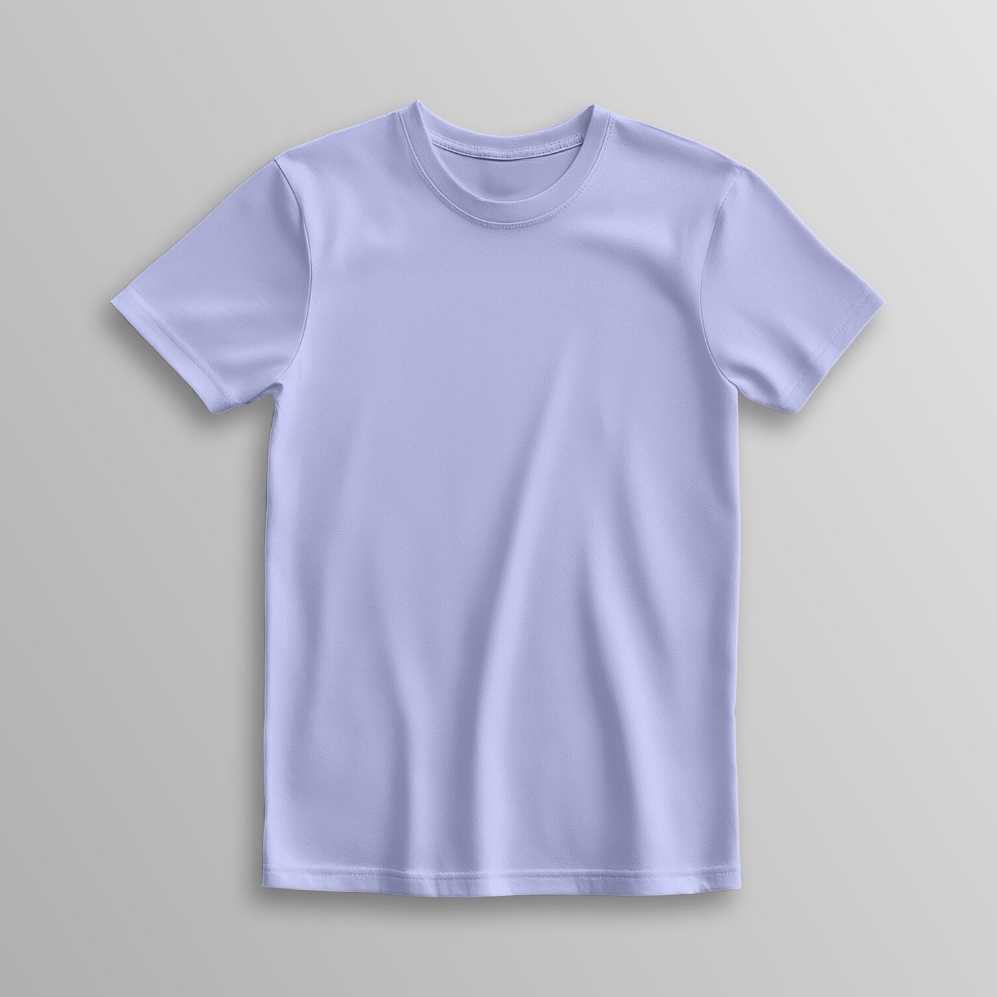 Unisex 100% Cotton Basic T-Shirt –Lavender