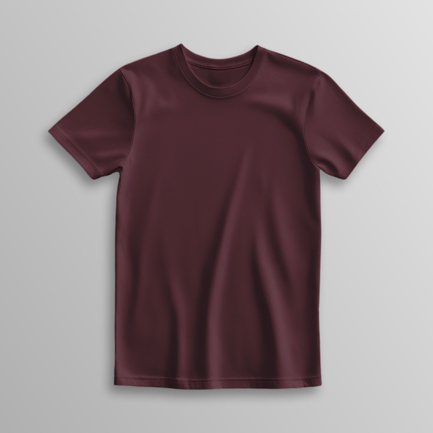 Unisex 100% Cotton Basic T-Shirt –Maroon