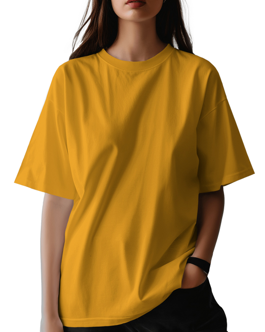 Unisex Oversized T-Shirt - Golden Yellow
