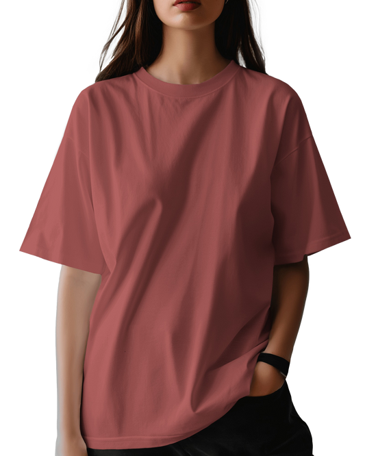 Unisex Oversize T-shirt - Coral