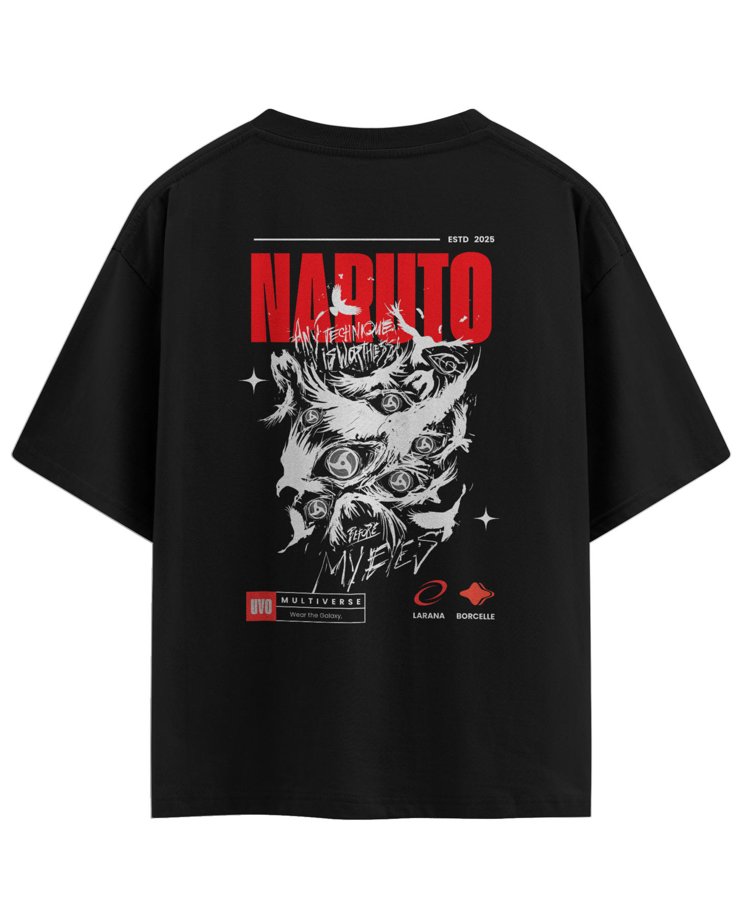 My Eyes Naruto Unisex Oversized Classic T-Shirt