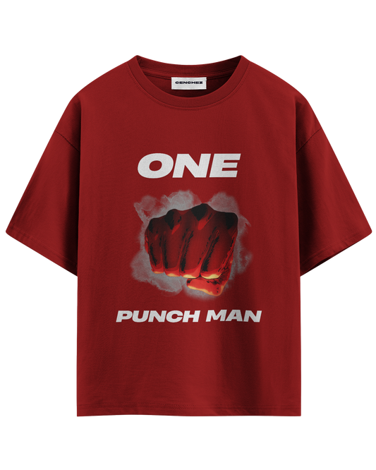 One Punch Man- Unisex Oversize Tee