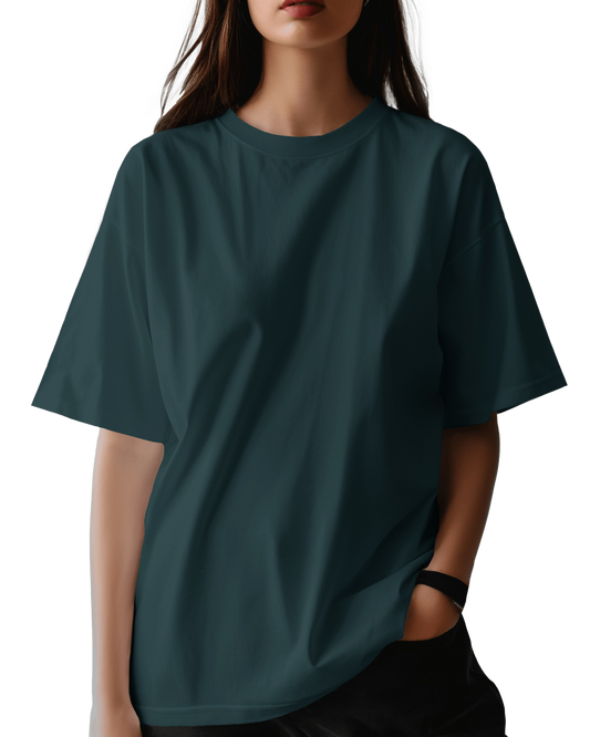 Unisex Oversized T-Shirt - Petrol Blue