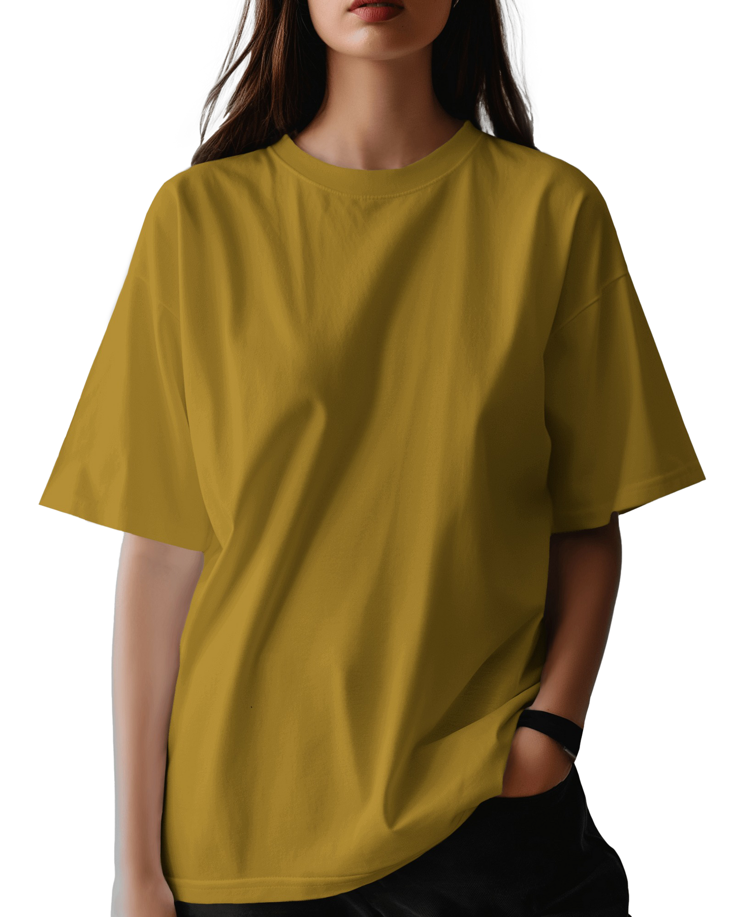 Unisex Oversized T-Shirt - Mustard Yellow