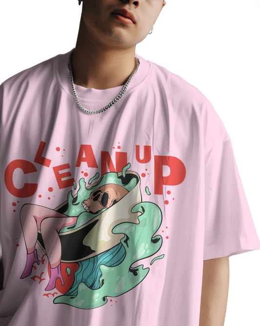 Clean Up – Unisex Oversize Tee