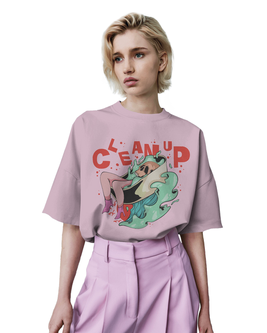 Clean Up – Unisex Oversize Tee