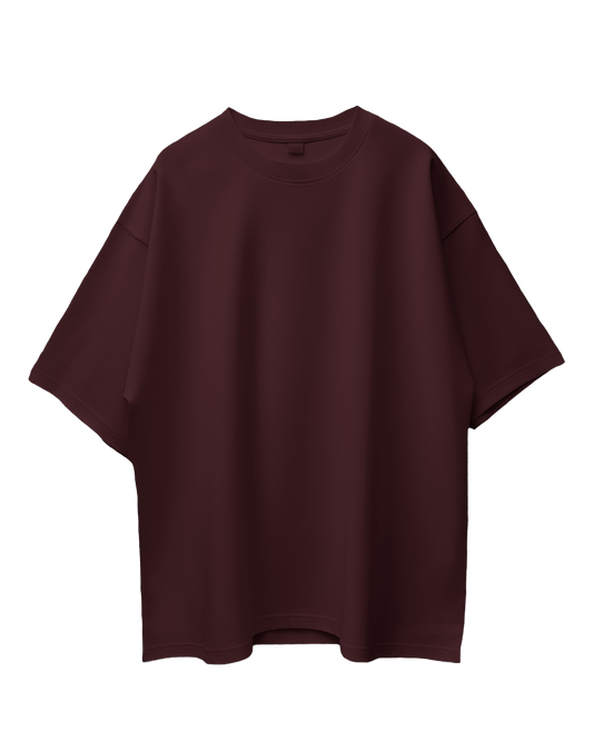Unisex Oversized T-Shirt - Maroon