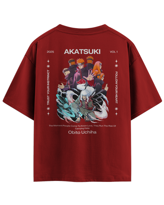 Akatsuki Pain & Obito Uchiha Unisex Oversized Classic T-Shirt
