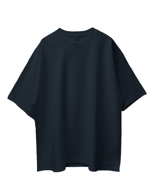 Unisex Oversized T-Shirt - Navy Blue