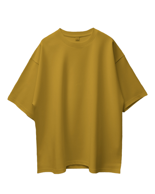 Unisex Oversized T-Shirt - Mustard Yellow