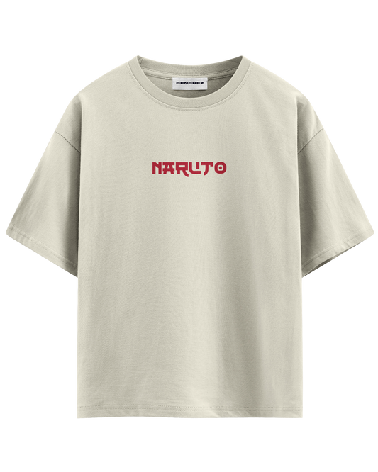 Naruto Akatsuki Red Moon Unisex Oversized Classic T-Shirt