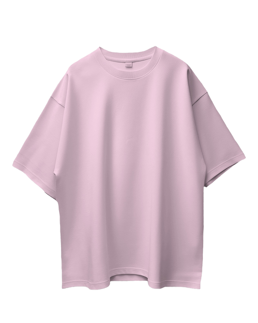 Unisex Oversized T-Shirt - Light Baby Pink