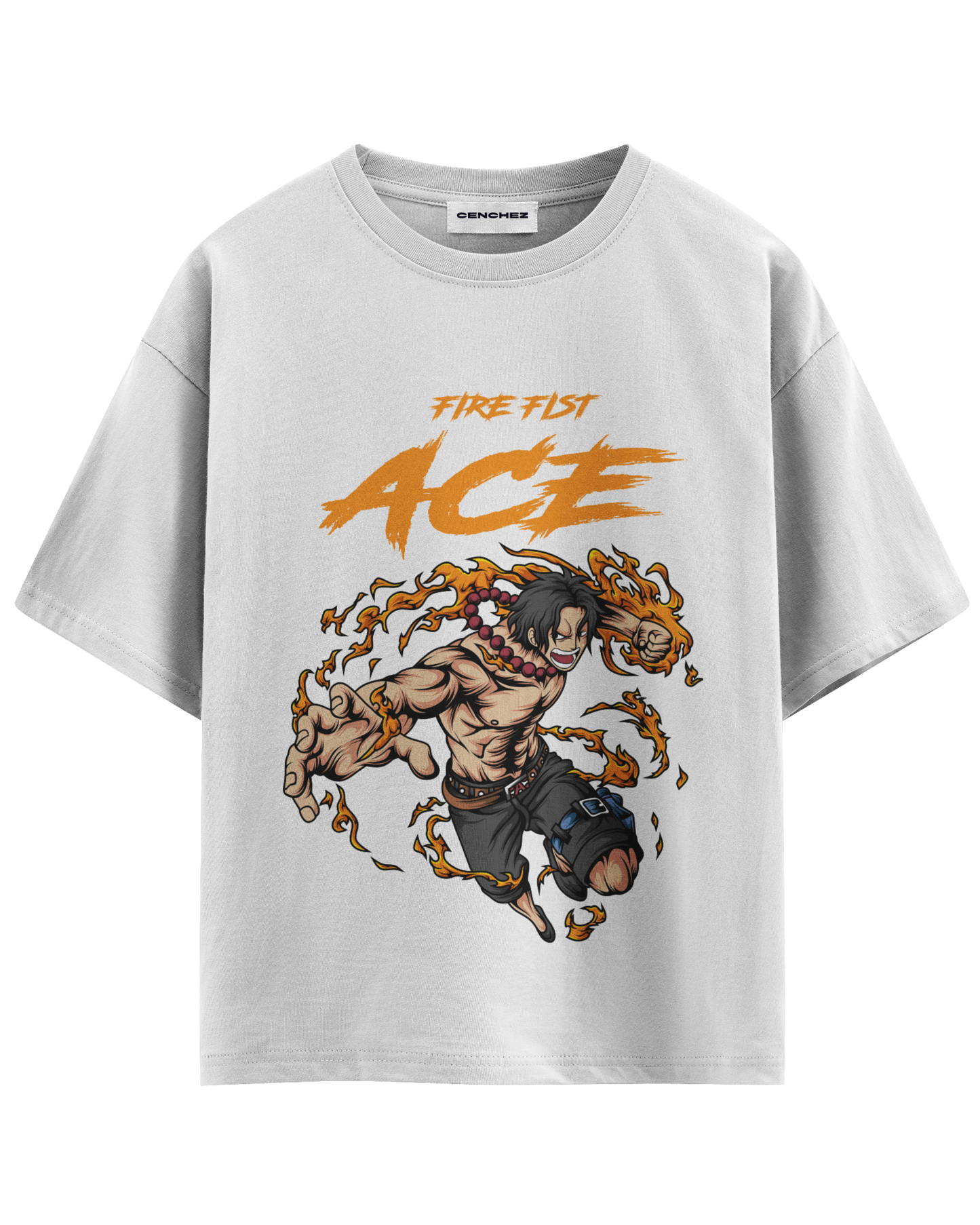 Fire Fist Ace Portgas D.  – Unisex Oversize Tee