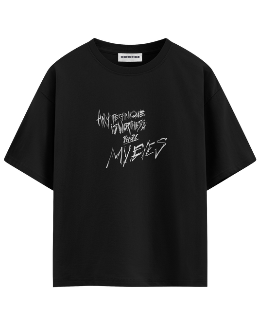 My Eyes Naruto Unisex Oversized Classic T-Shirt