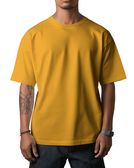 Unisex Oversized T-Shirt - Golden Yellow