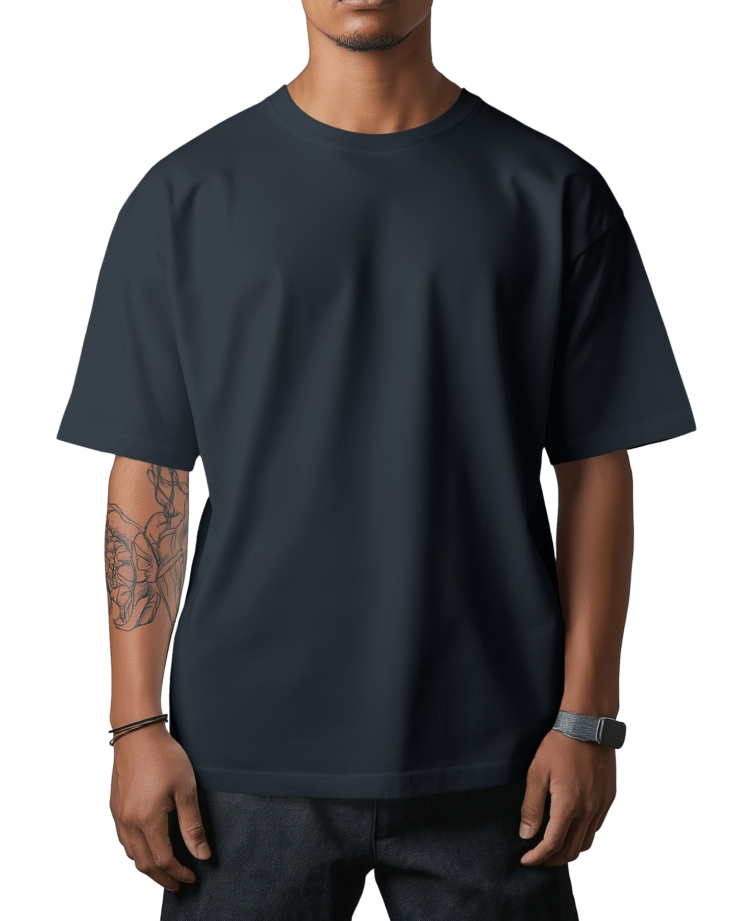 Unisex Oversized T-Shirt - Navy Blue