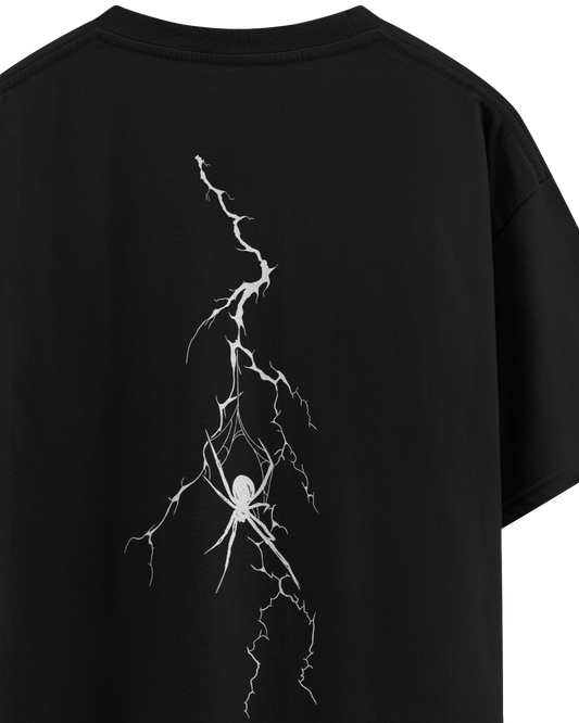 Lightning Spider Web Unisex Oversized Classic T-Shirt