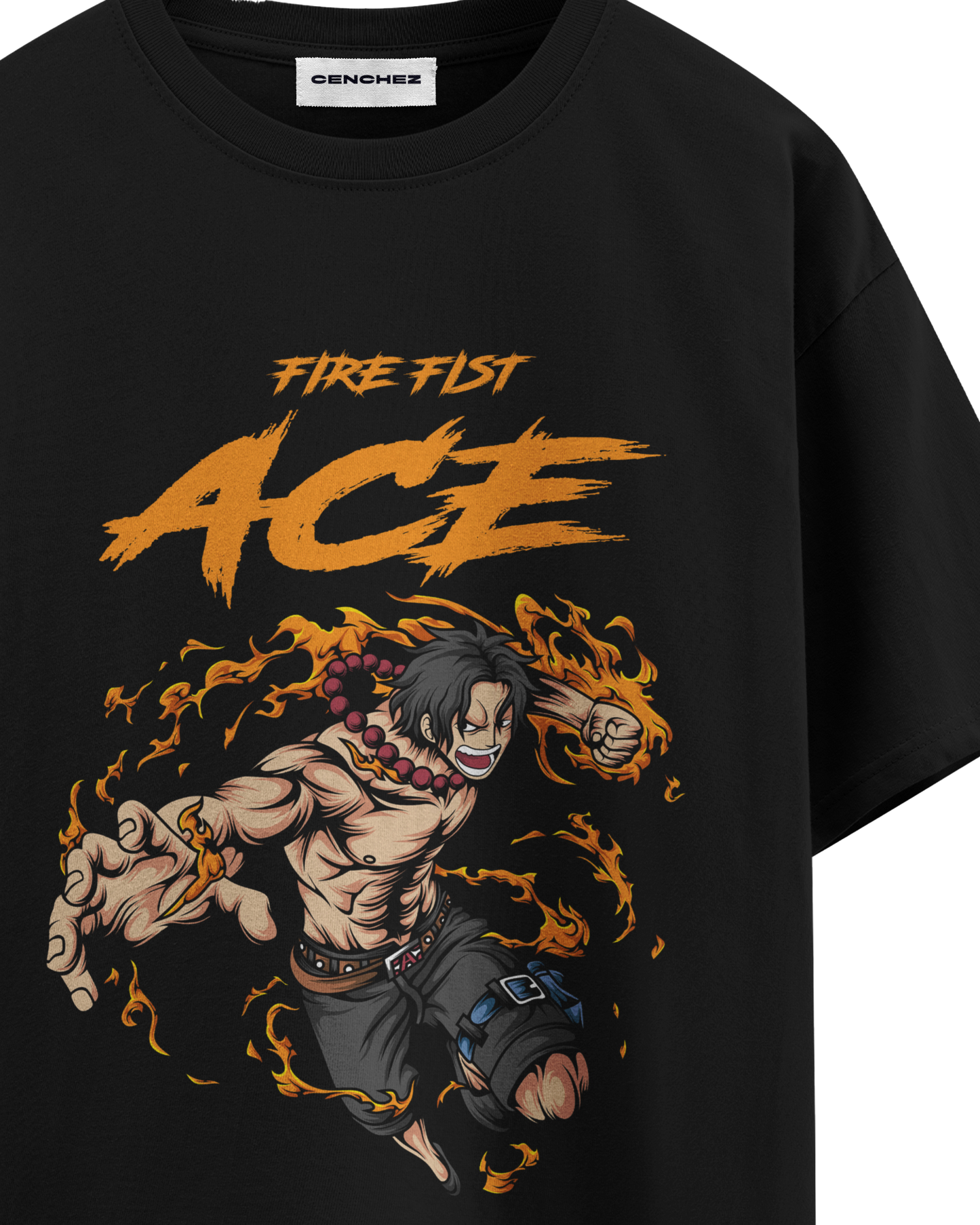 Fire Fist Ace Portgas D.  – Unisex Oversize Tee