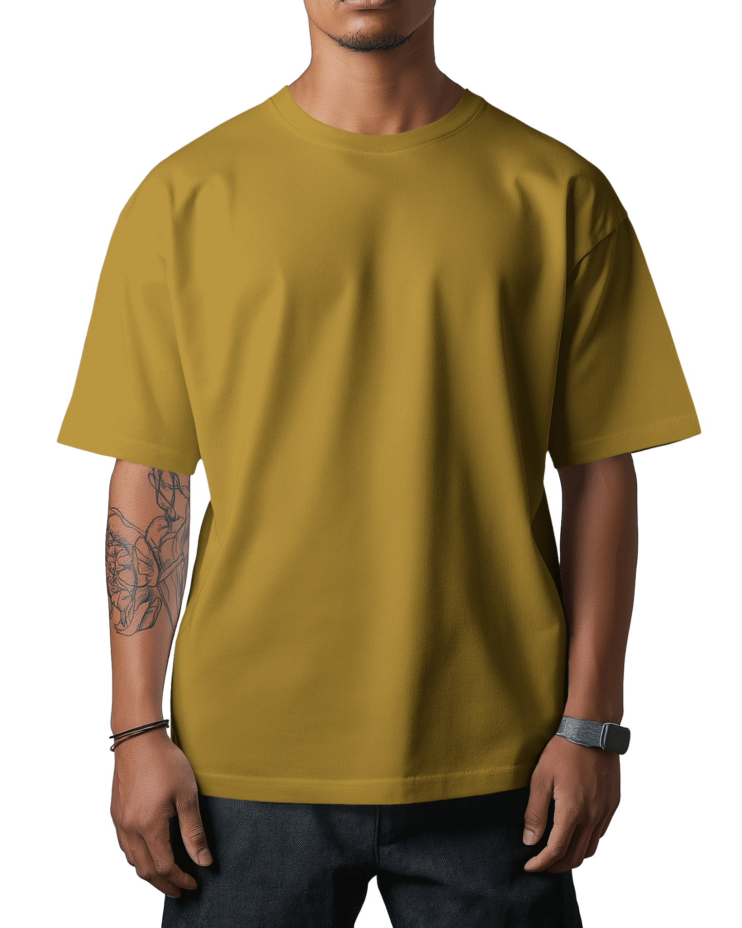 Unisex Oversized T-Shirt - Mustard Yellow