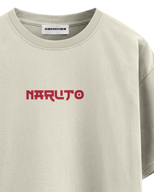 Naruto Akatsuki Red Moon Unisex Oversized Classic T-Shirt