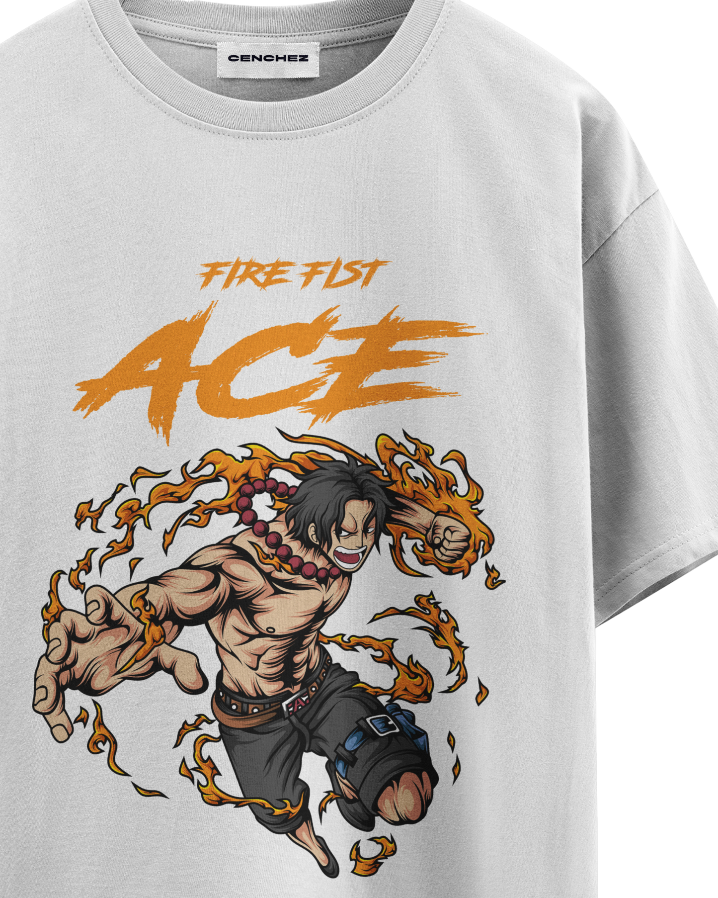 Fire Fist Ace Portgas D.  – Unisex Oversize Tee