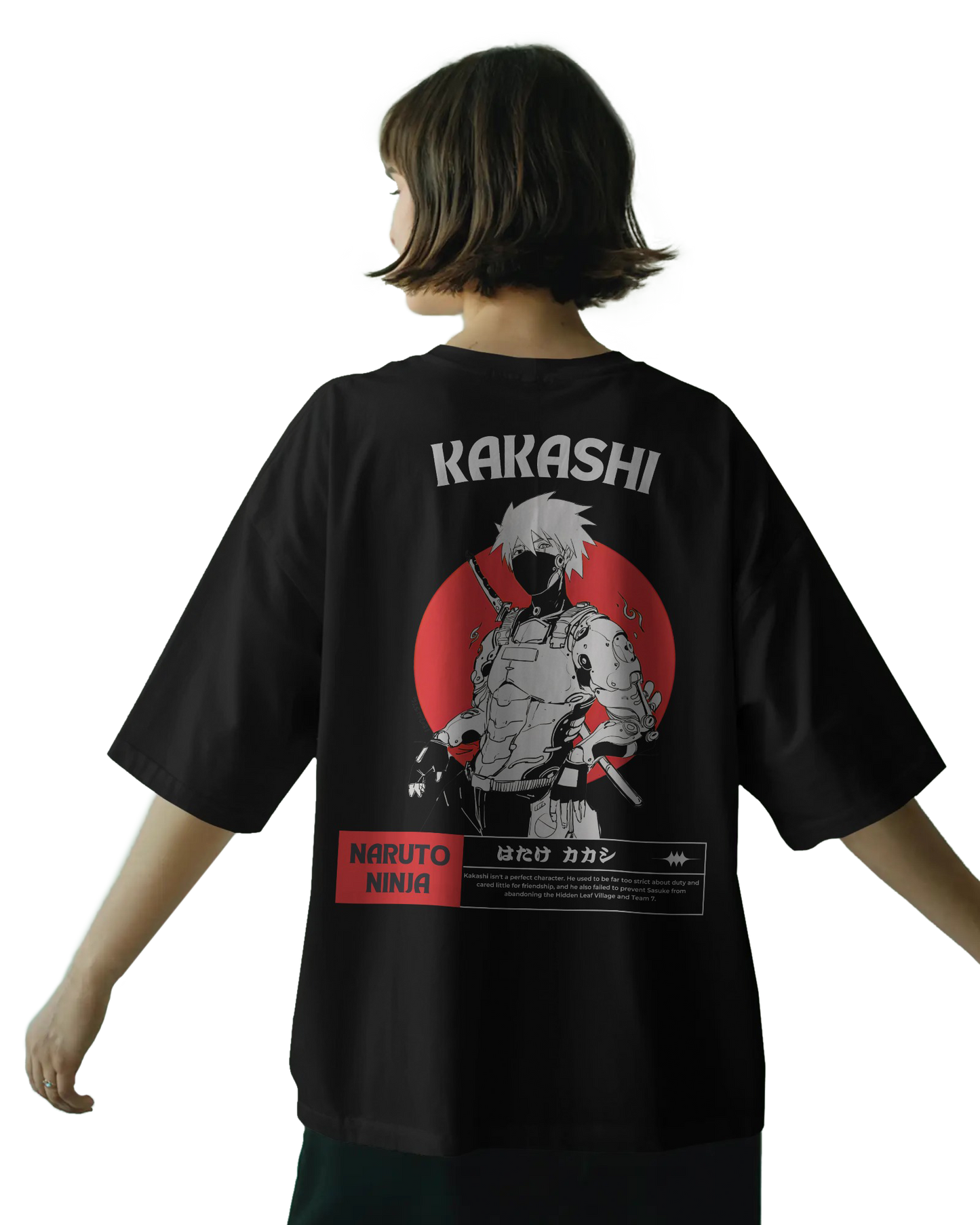 Naruto Kakashi Hatake Unisex Oversized Classic T-Shirt