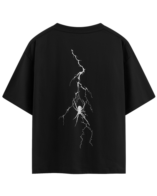 Lightning Spider Web Unisex Oversized Classic T-Shirt