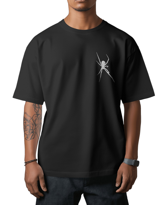Lightning Spider Web Unisex Oversized Classic T-Shirt