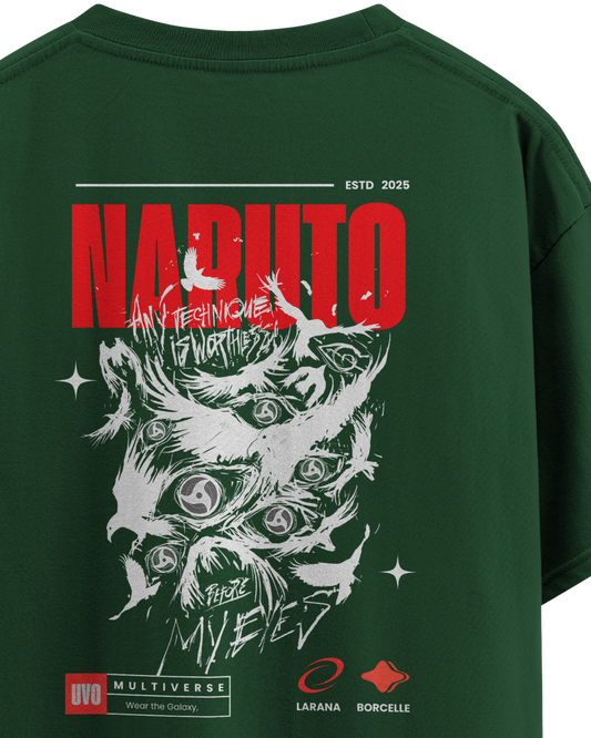 My Eyes Naruto Unisex Oversized Classic T-Shirt