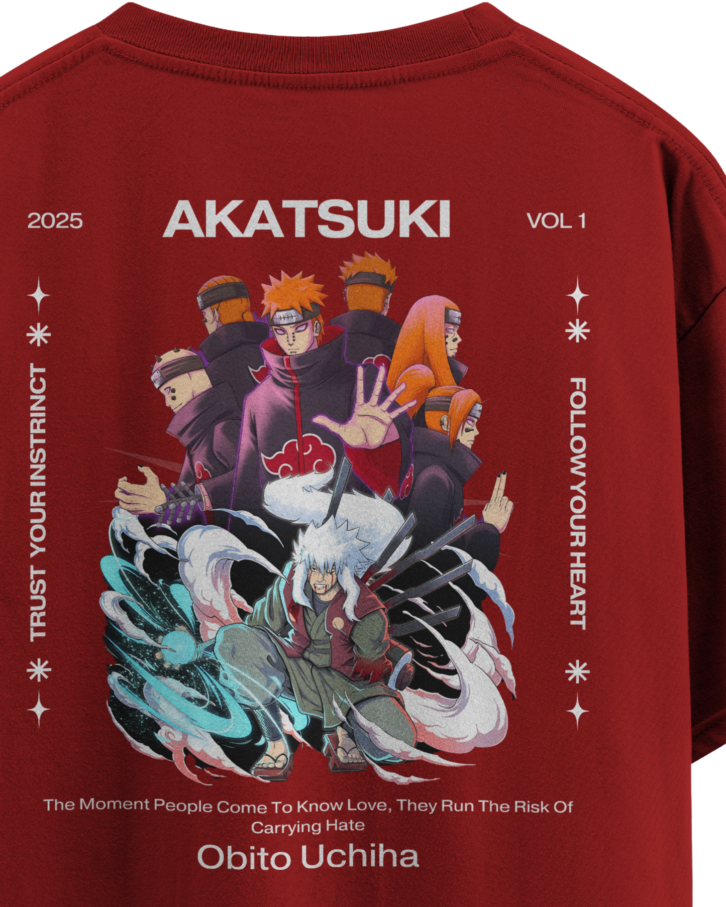 Akatsuki Pain & Obito Uchiha Unisex Oversized Classic T-Shirt