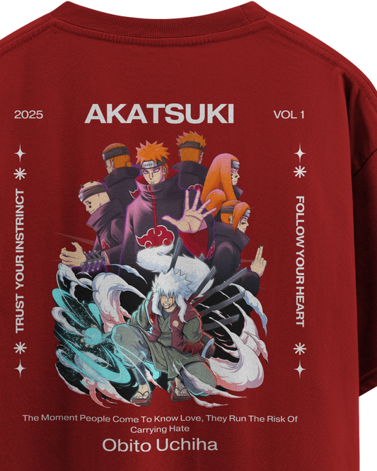 Akatsuki Pain & Obito Uchiha Unisex Oversized Classic T-Shirt