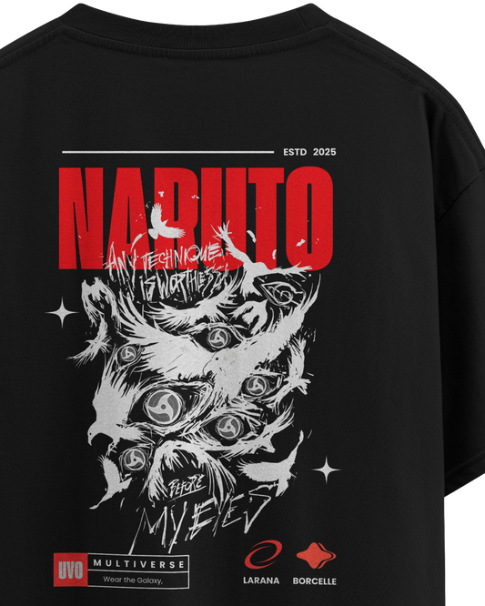 My Eyes Naruto Unisex Oversized Classic T-Shirt