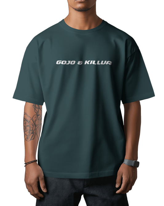 Gojo & Killua Duo Unisex Oversized Classic T-Shirt
