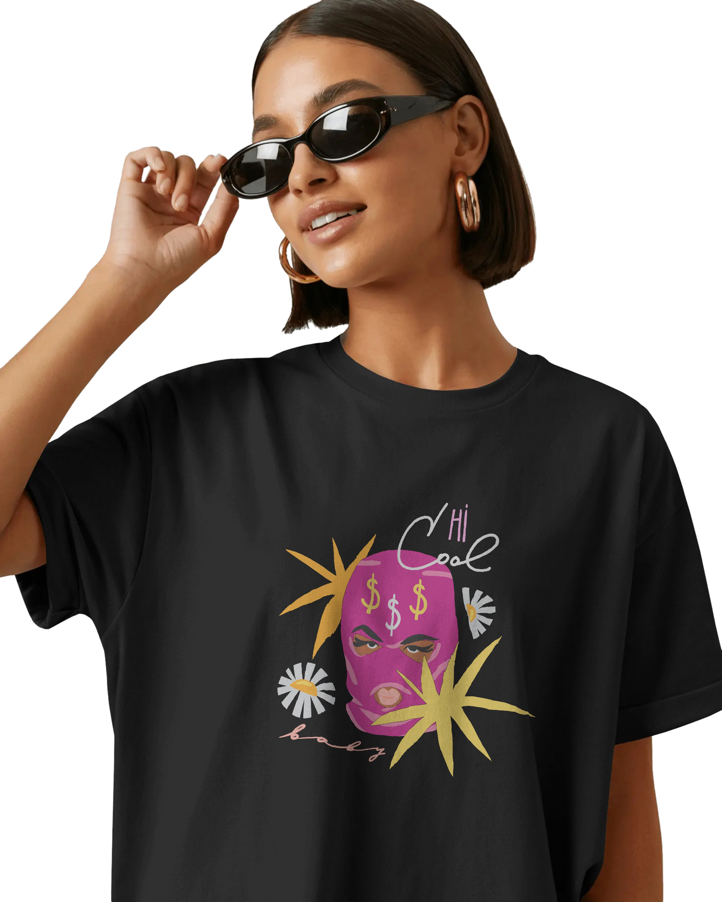 Hi Cool Baby  – Unisex Oversize T-Shirt
