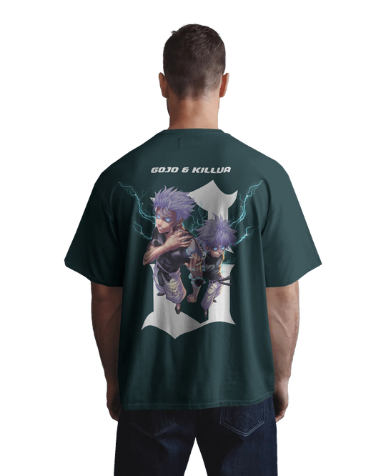 Gojo & Killua Duo Unisex Oversized Classic T-Shirt