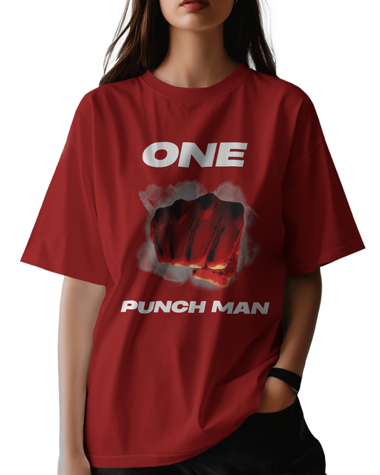 One Punch Man- Unisex Oversize Tee