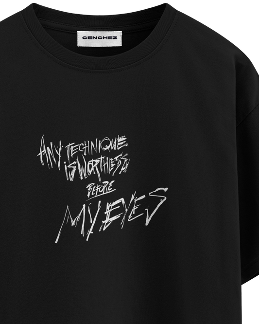 My Eyes Naruto Unisex Oversized Classic T-Shirt
