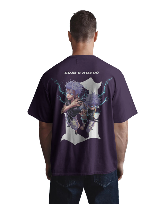 Gojo & Killua Duo Unisex Oversized Classic T-Shirt