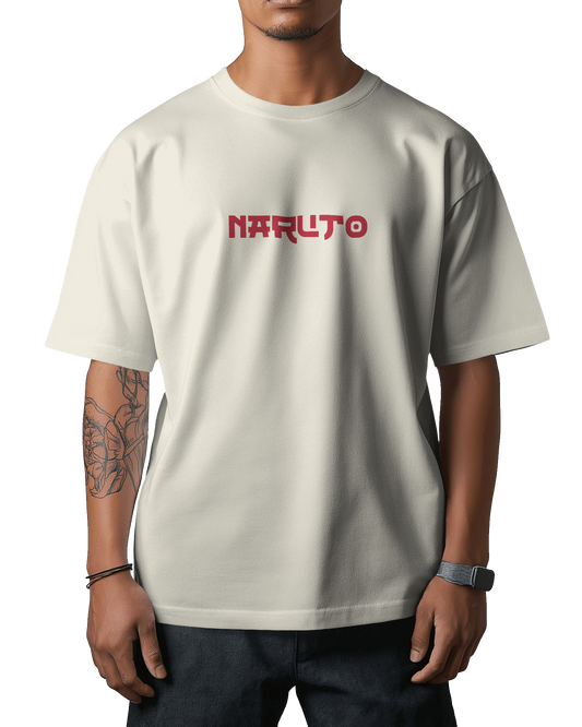 Naruto Akatsuki Red Moon Unisex Oversized Classic T-Shirt