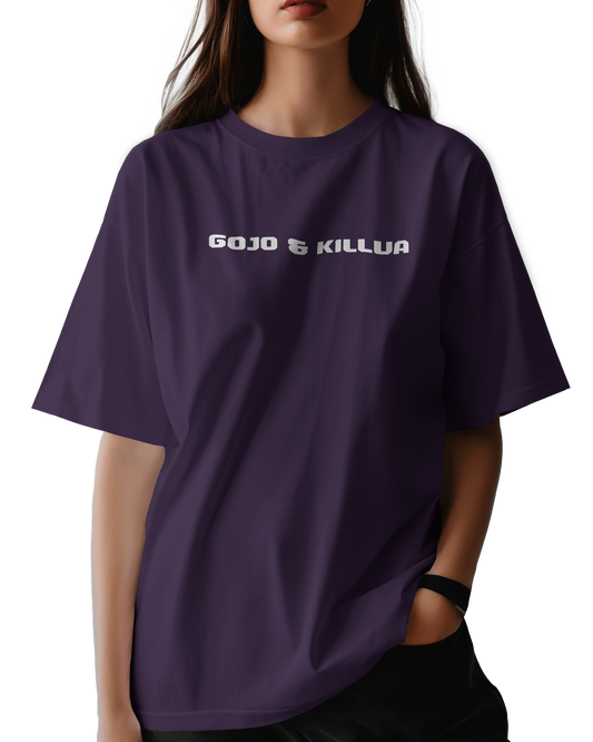 Gojo & Killua Duo Unisex Oversized Classic T-Shirt