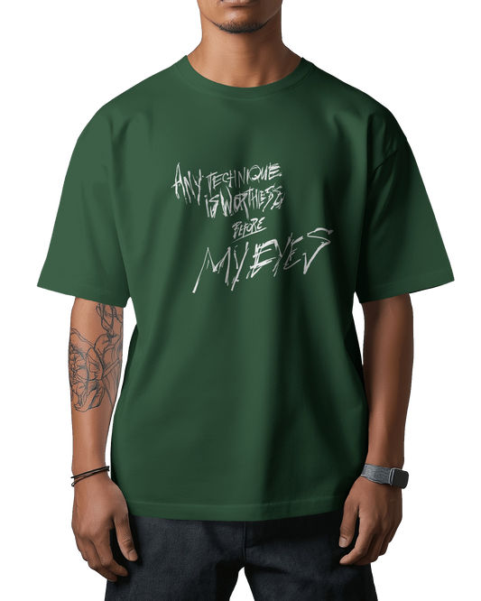 My Eyes Naruto Unisex Oversized Classic T-Shirt