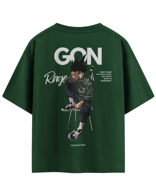 Unisex Oversized Classic T-Shirt – Gon Rage Anime Graphic Tee